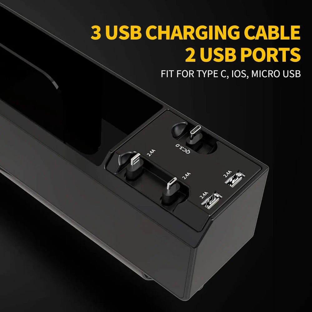 Car Seat Gap Organizer with USB Ports