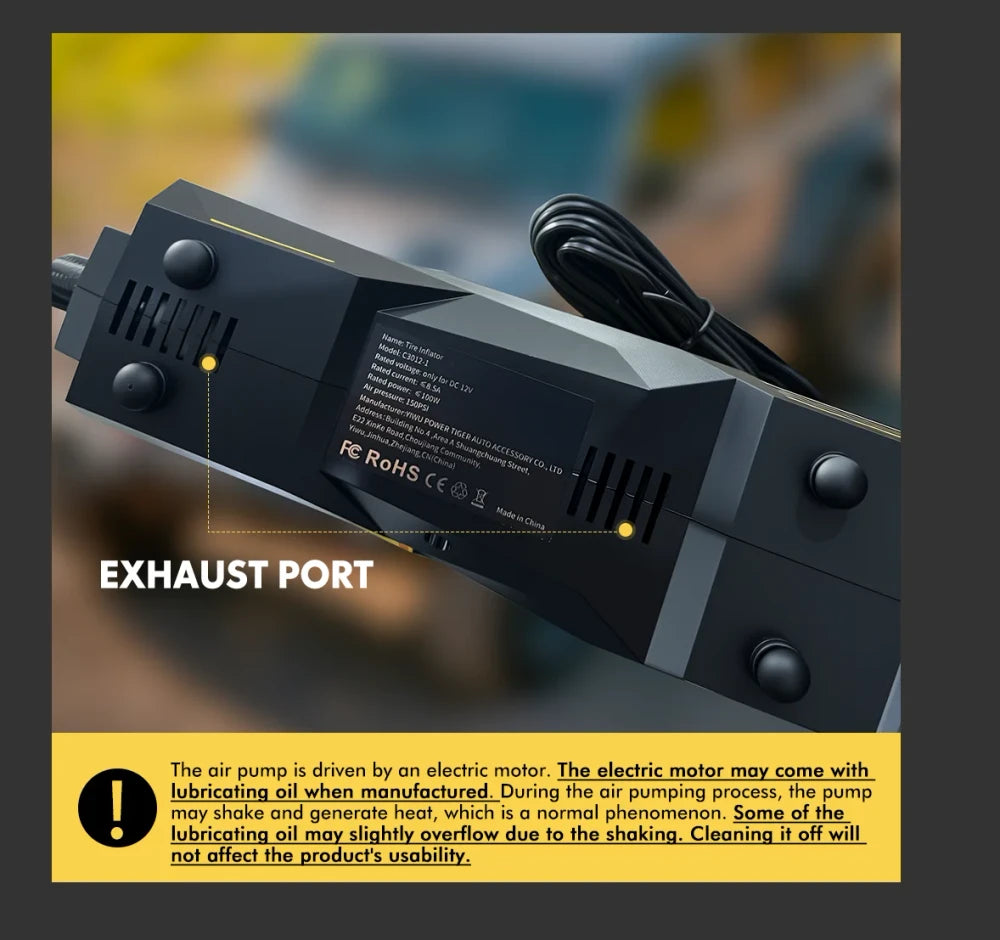 Corded Portable Air Pump