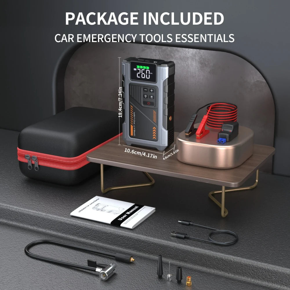 Jump Starter Air Compressor