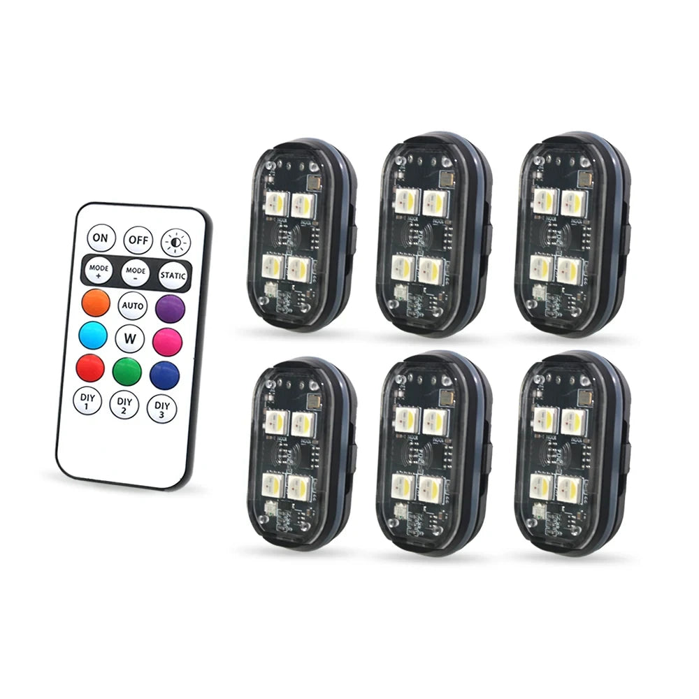 RGB Wireless LED Strobe Lights