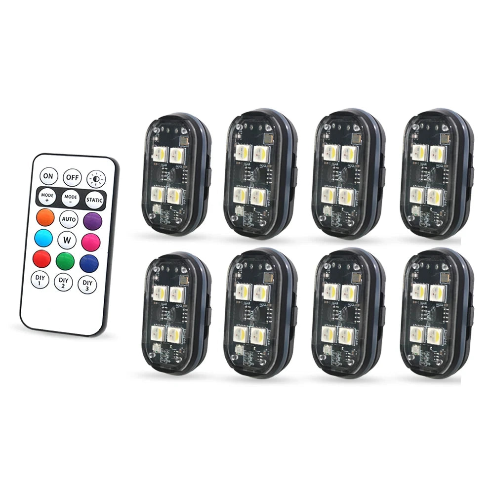 RGB Wireless LED Strobe Lights