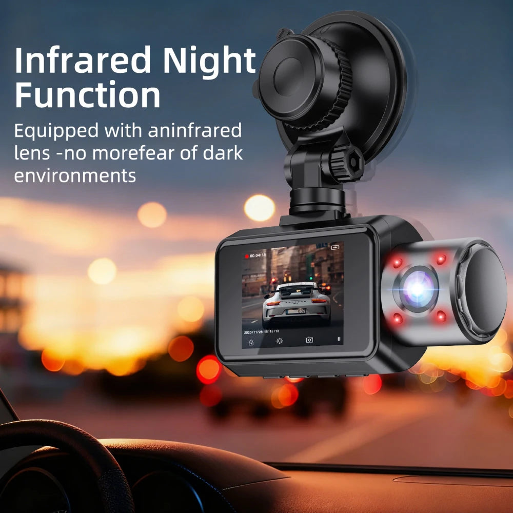 3 Channel 4K Dash Cam