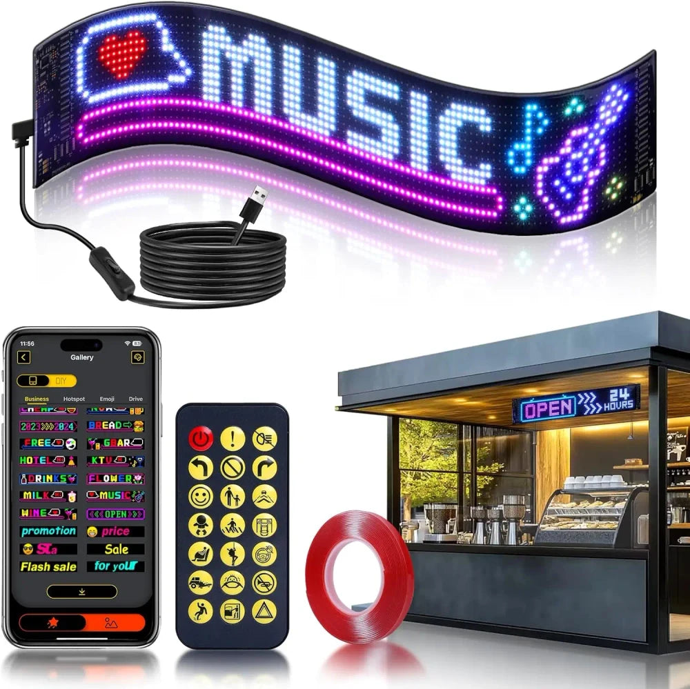 Programmable LED Scrolling Sign