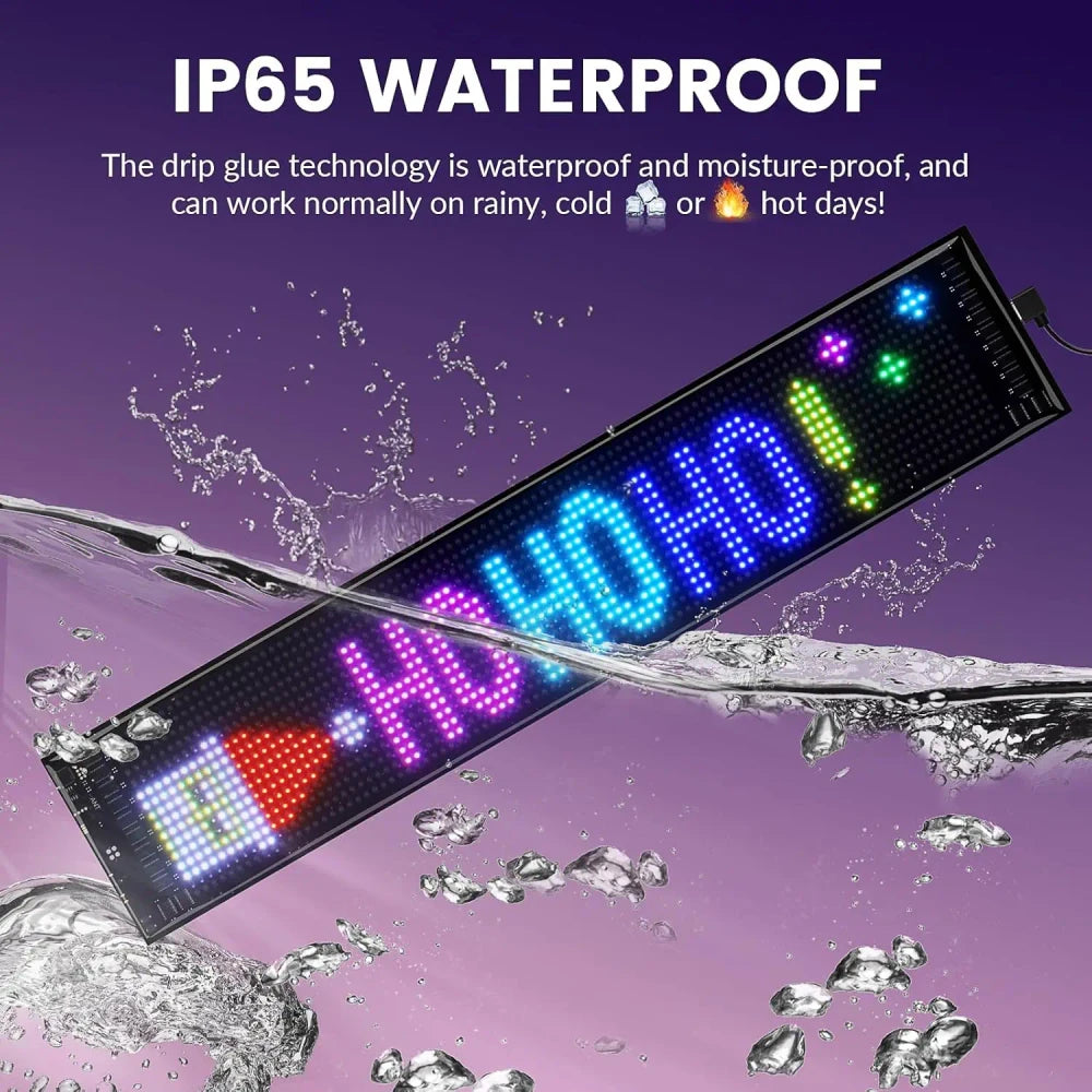 Programmable LED Scrolling Sign