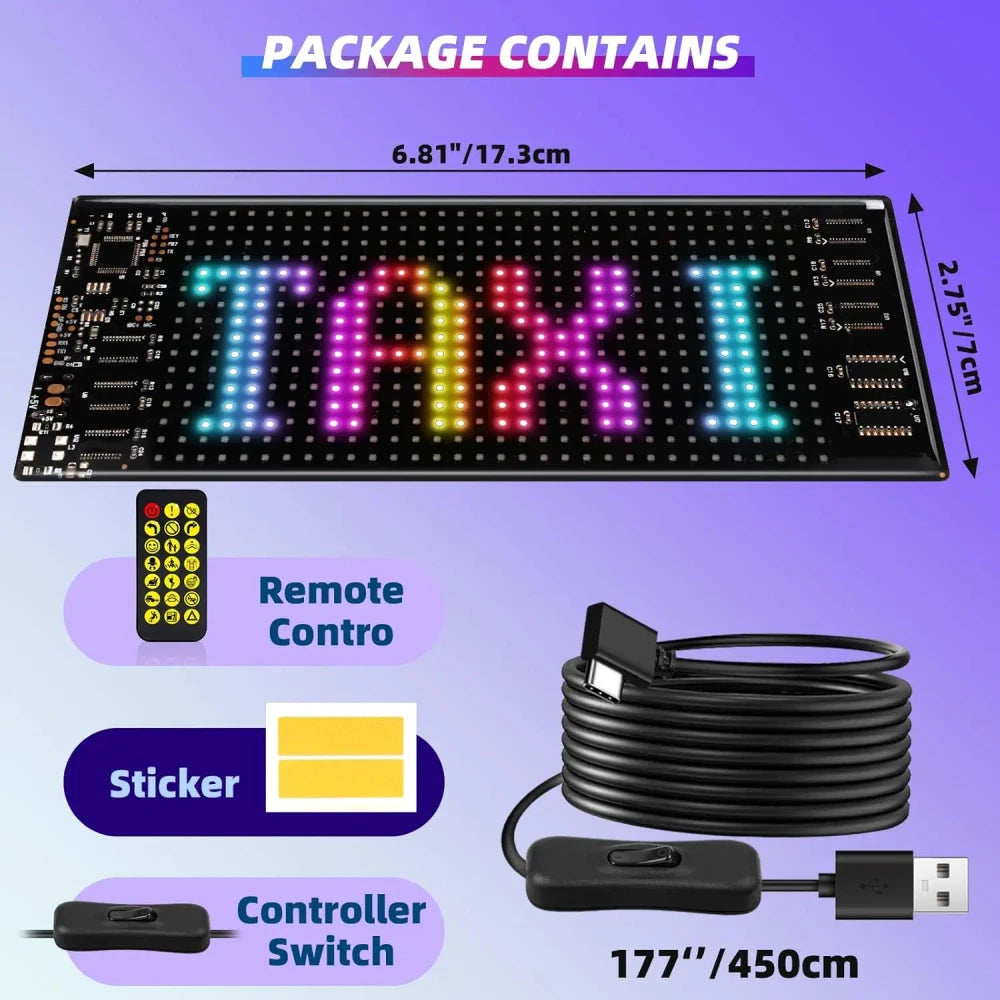 Programmable LED Scrolling Sign
