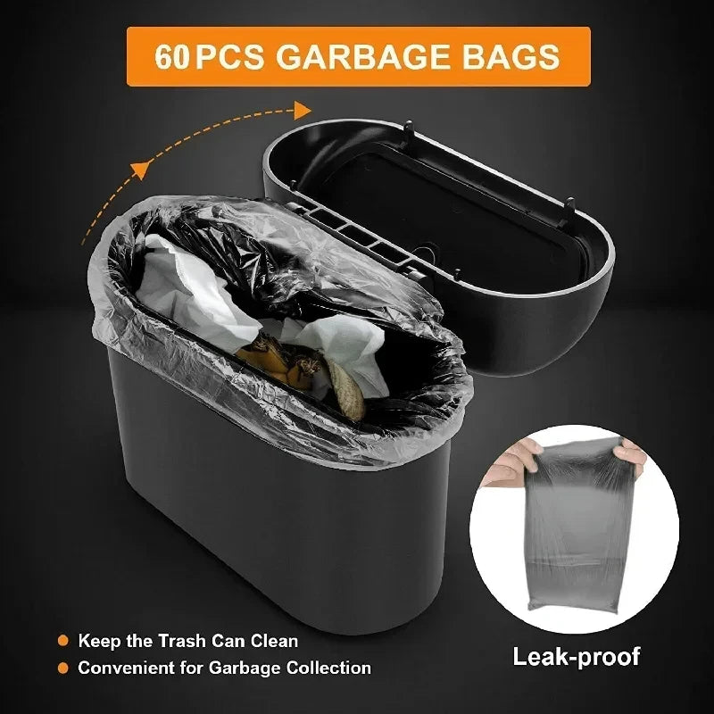 Mini Car Trash Can with Lid
