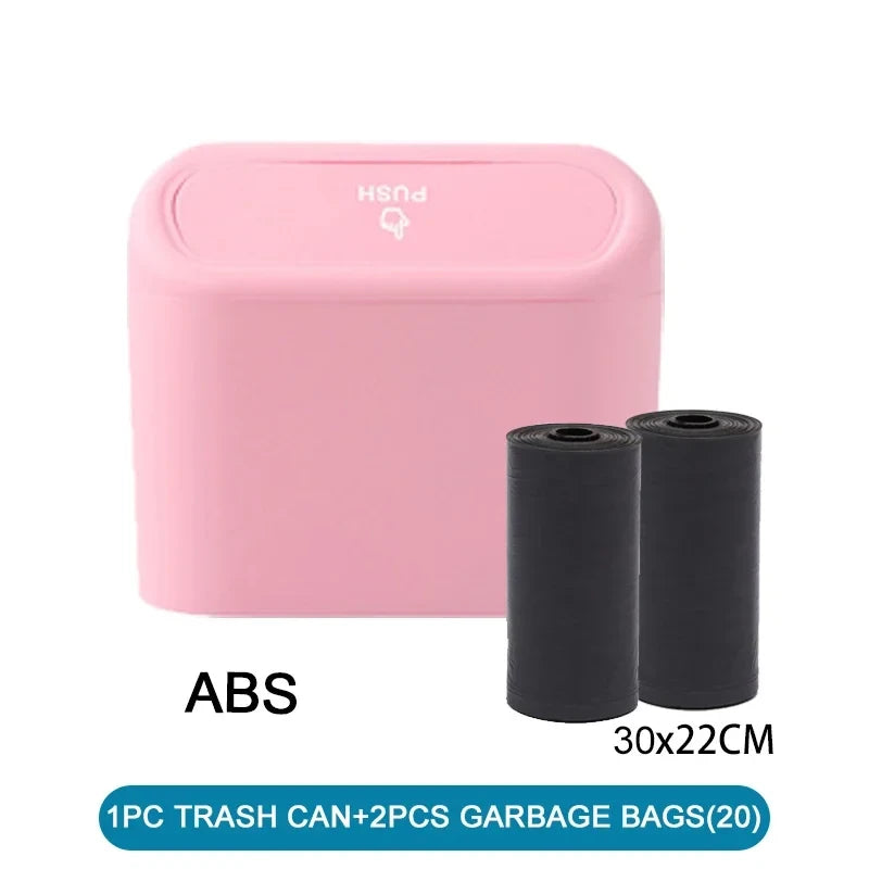 Mini Car Trash Can with Lid
