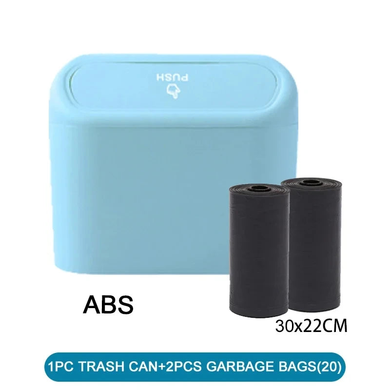 Mini Car Trash Can with Lid