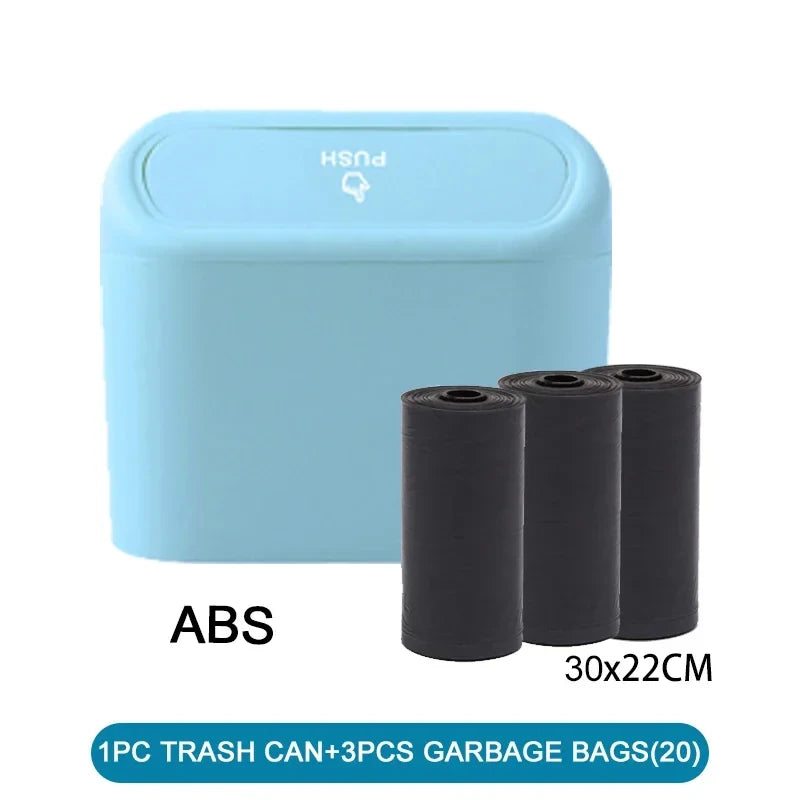 Mini Car Trash Can with Lid