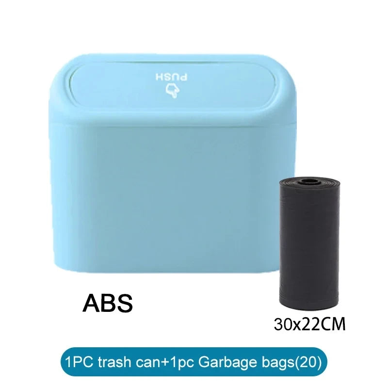 Mini Car Trash Can with Lid