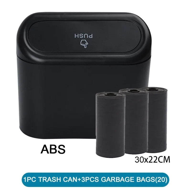 Mini Car Trash Can with Lid