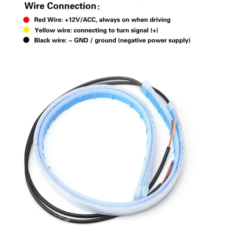 LED DRL Flexible Strip Lights