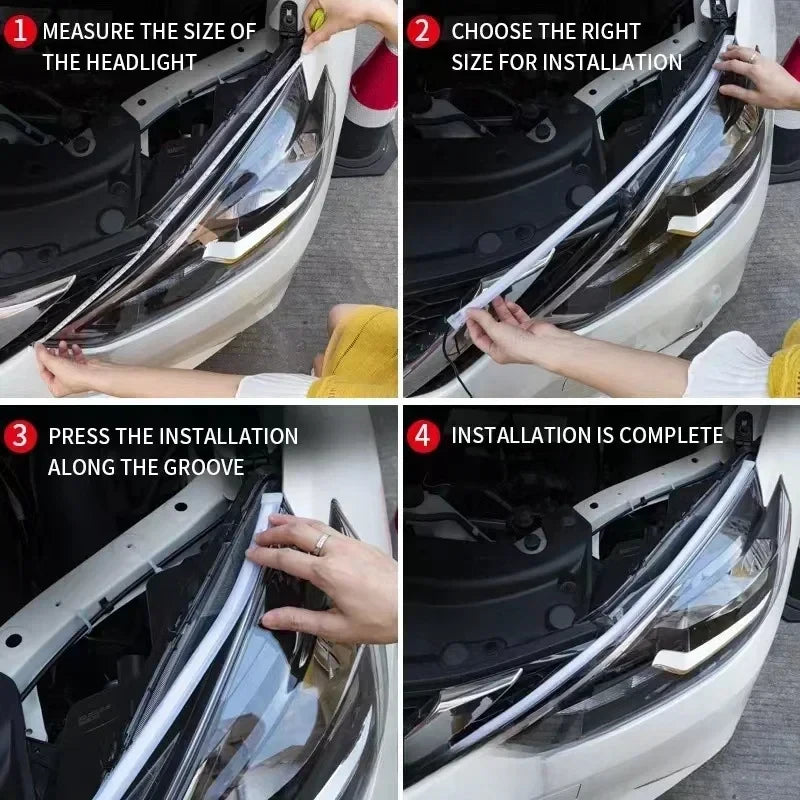 LED DRL Flexible Strip Lights